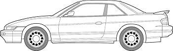 【中古】(非常に良い)1/24 峠シリーズ No.6 ニッサン シルビアQ’s(S13) プラモデル