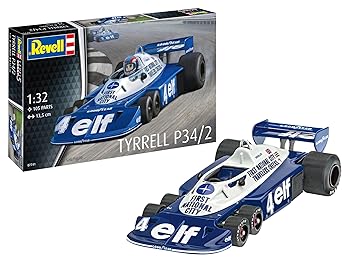 【中古】(非常に良い)ドイツレベル 1/32 ティレル P34/2 プラモデル 07741 (自動車)