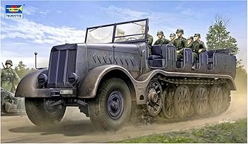 【中古】トランペッター 1/35 ドイツ 18tハーフトラック Sd.kfz.9 砲兵仕様 プラモデル 09575 (戦闘車両)｜GoodLifeStore