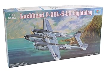 【中古】トランペッター 1/32 ロッキード P-38L-5-LO ライトニング プラモデル|GoodLifeStore