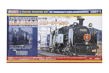 【中古】(非常に良い)ロクハン(Rokuhan) Zゲージ C11形蒸気機関車 207号機 東武鉄道 SL 「大樹ふたら」スターターセット G007-1 鉄道模型 入門セット