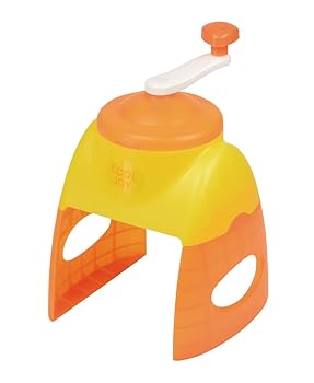 【中古】パール金属 かき氷器 オレンジ色 製氷 クールジョイ 日本製 D-1360 家電-キッチン家電-かき氷器