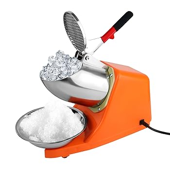 【中古】(人並み外れたに似つかわしい)灯し火砕氷機 300W 電動かき氷り機 デュアルブレード(80kg /時 2200rpm）電動式氷砕機 灯し火内燃機関電気カミソリ機 100V お役目用かき氷機当て嵌めるかき氷 マ