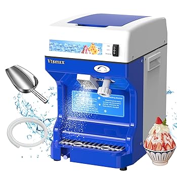 【中古】(人並み外れたに似つかわしい)Vtsmax 250Wかき氷機 電動 アイススライサー お役目用氷討ち止める機 似付かわしいな氷 かき氷製造業者 かき氷120kg/h 静電容量2L お役目用 身寄り用 スムージー営造 シャ