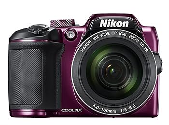 【中古】Nikon デジタルカメラ COOLPIX B500 光学40倍ズーム 1602万画素 単三電池 プラム B500PU|GoodLifeStore
