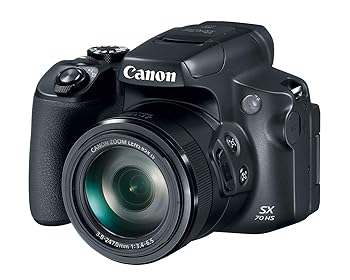 【中古】Canon Powershot SX70 20.3MP デジタルカメラ 65倍光学ズームレンズ 4Kビデオ 3インチ LCD チルトスクリーン (ブラック)|GoodLifeStore