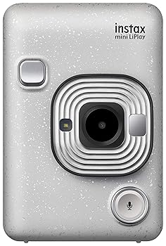【中古】(非常に良い)Fujifilm Instax Mini Liplay ハイブリッドインスタントカメラ。