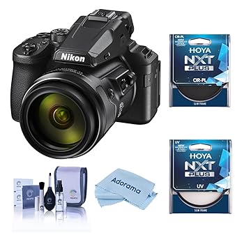 【中古】(非常に良い)Nikon COOLPIX P950 デジタルカメラ HOYA NXT Plus 67mm HMC UVフィルター Hoya NXT Plus 67mm HMC 円偏光フィルター クリーニングキット マイク|GoodLifeStore