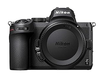 【中古】(非常に良い)Nikon Z5ボディミラーレスカメラ(273ポイントハイブリッドAF、5軸内光学手ブレ補正、4Kムービー)、VOA040AE
