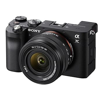 【中古】(非常に良い)Sony Alpha 7C フルフレームコンパクトミラーレスカメラキット - ブラック (ILCE7CL/B)