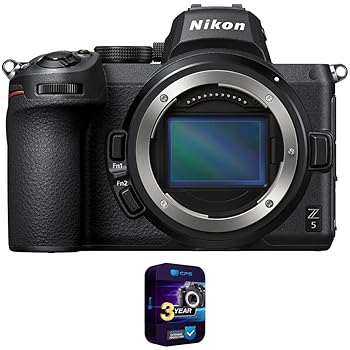 【中古】Nikon 1649 Z5 フルフレーム ミラーレスカメラボディ 24.3 MP CMOS FX センサー 4K UHD ビデオバンドル 3YR CPS 強化保護パック|GoodLifeStore