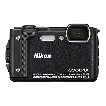 【中古】 Nikon デジタルカメラ COOLPIX W300 BK クールピクス 1605万画素 ブラック 防水 耐寒 防塵 (整備済み品)|GoodLifeStore
