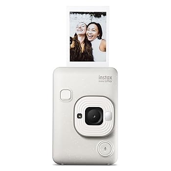 【中古】(非常に良い)富士フイルム INSTAX MINI LIPLAY ハイブリッドインスタントカメラ - ミスティホワイト