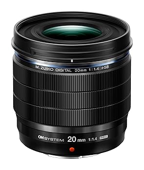 【中古】OM SYSTEM M.ZUIKO DIGITAL ED 20粍 F1.4 PRO 黒いこと