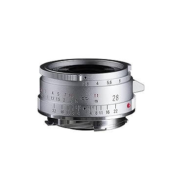 【中古】(人並み外れたに好いたらしい)フォクトレンダー COLOR-SKOPAR 28ｍｍF2.8 Aspherical Type II しろがね色