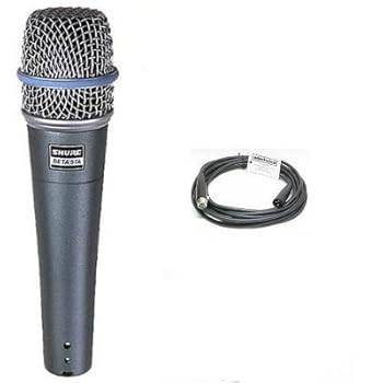 【中古】(非常に良い)Shure Beta 57a マイク + Whirlwind 20フィート XLRケーブル