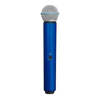【中古】(非常に良い)Shure WA713-BLU カラーハンドル BLX2/SM58およびBLX2/BETA58A用ワイヤレス送信機専用(ブルー)