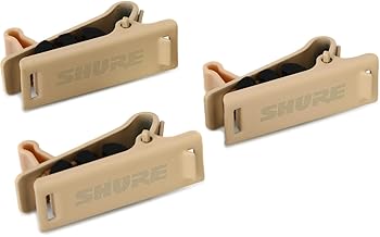 【中古】SHURE RPM40STC/T ラべリア/ヘッドセットマイクロホン用 交換パーツ シングルタイクリップ 3個セット