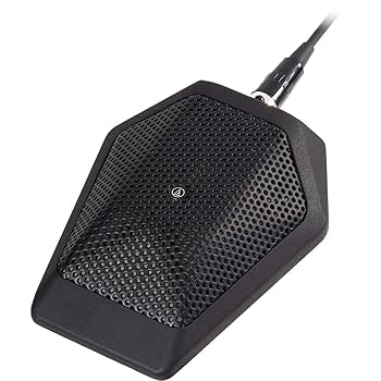 【中古】(非常に良い)Audio-Technica U851RB カーディオイドコンデンサー境界マイク 一体型パワーモジュール ファントムパワーのみ ブラック