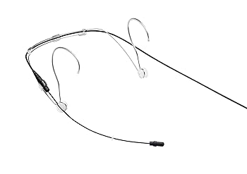 【中古】(非常に良い)Shure DuraPlex 全指向性ヘッドセットマイク LEMOコネクタ ブラック (DH5B/O-LM3)