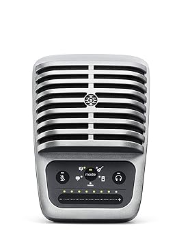 【中古】SHURE MV51 : コンデンサーマイク 実況/在宅勤務/ウェブ会議 MOTIVシリーズ iOS対応 MV51-DIG-A , silver|GoodLifeStore