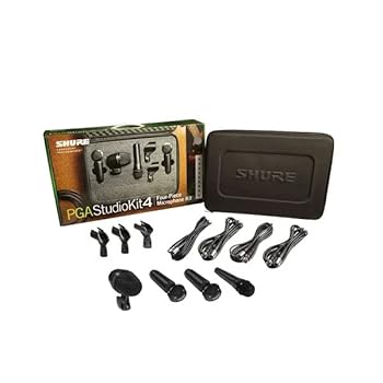 【中古】(非常に良い)SHURE PGASTUDIOKIT4-J スタジオマイクロホンキット