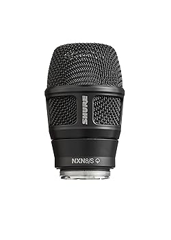 【中古】(非常に良い)Shure Nexadyne 8/S スーパーカーディオイド ダイナミックワイヤレスカプセル ハンドヘルドトランスミッター用 - ブラック (RPW204)