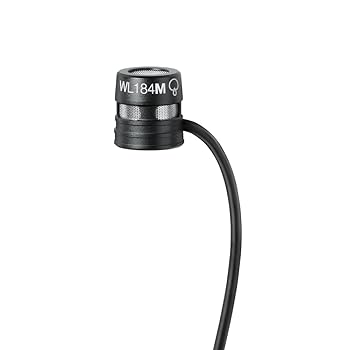 【中古】SHURE シュア WL184m ラベリアマイクロホン コンデンサー 単一指向性 スーパーカーディオイド 小型 プロ仕様 ブラック : ピンマイク ノイズ低減｜GoodLifeStore