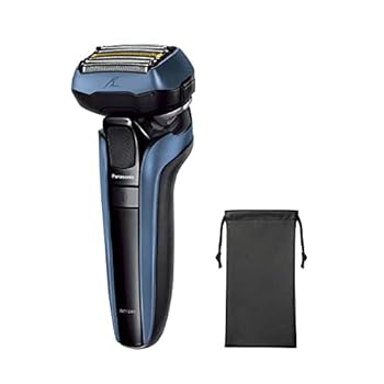 【中古】(非常に良い)パナソニック ラムダッシュ リニア メンズシェーバー 5枚刃 青 ES-CLV5U-A｜GoodLifeStore