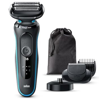 【中古】(非常に良い)密着シリーズ5 充電式シェーバー 51-M4500cs-V ミントブルー