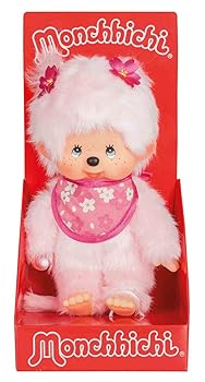 【中古】(非常に良い)Sekiguchi 767020 Monchhichi Cerisier peluche animaux - Rose