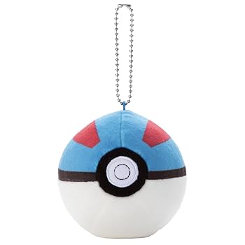 【中古】(非常に良い)ポケモン Mocchi-Mocchi-Style スーパーボール マスコット 高さ約8cm