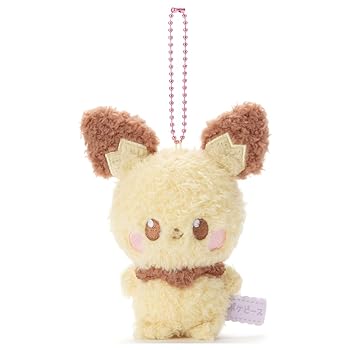 【中古】(非常に良い)タカラトミーアーツ(TAKARATOMY A.R.T.S) ポケットモンスター ポケピース ぬいぐるみ ボールチェーンマスコット ピチュー 高さ約12cm