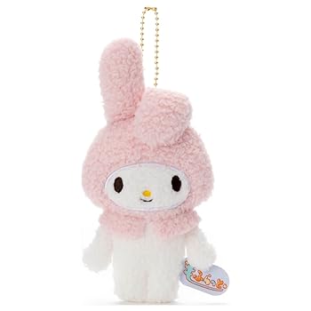 【中古】(非常に良い)サンリオキャラクターズ もふらっと ボールチェーンマスコット マイメロディ ぬいぐるみ 高さ約17cm