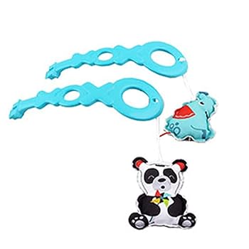 【中古】Fisher-Price Animal Wonders Jumperoo FWY41 交換用部品 エレファント&パンダベア ハンガー吊り下げおもちゃ｜GoodLifeStore