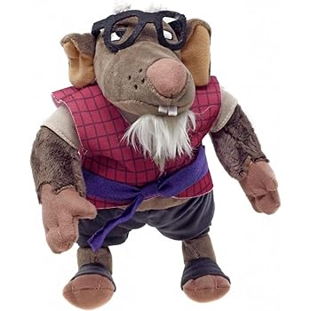 【中古】(非常に良い)Mattel ティーンエイジ・ミュータント・ニンジャ・タートルズ ミュータントメイヘム先生 スプリンターぬいぐるみ 8インチ ソフトドール TMNTムー|GoodLifeStore