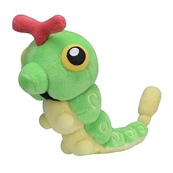 【中古】(非常に良い)ポケモンセンター:シッティングキューティーズ:キャタピー ぬいぐるみ #10 - ジェネレーション1-6インチ