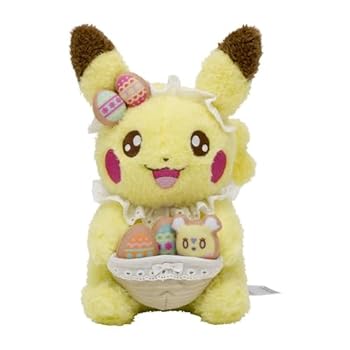 【中古】(人並み外れたに似つかわしい)ポケモンセンター ポケモン ヤムヤム 復活祭 ピカチュウ ぬいぐるみ