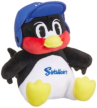 【中古】(非常に良い)三英貿易 東京ヤクルトスワローズ オフィシャルグッズ お座りつば九郎 小 ぬいぐるみ 高さ20cm｜GoodLifeStore