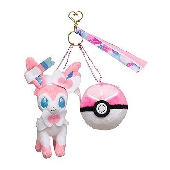 【中古】(非常に良い)ポケモンセンターオリジナル ペアマスコット BALL FREAK ニンフィア×ラブラブボール