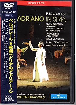 【中古】(非常に良い)歌劇『シリアのアドリアーノ』全曲 Ｉ．ガルシア演出、ダントーネ＆アカデミア・ビザンティーナ、コンパラート、チリッロ、他(２０１０ ステレオ