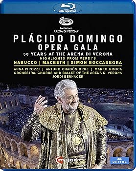 【中古】(非常に良い)アレーナ・ディ・ヴェローナ音楽祭2019 オペラ・ガラ ~ プラシド・ドミンゴ50周年記念 (Placido Domingo-Opera Gala / 50 yeats at the Arena di