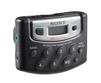 【中古】(人並み外れたに好いたらしい)Sony SRF-M37W Walkman Digital Tuning Weather/FM/AM Stereo Radio (Black)