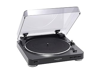 【中古】(人並み外れたに似つかわしい)audio-technica ステレオターンテーブルシステム 黒いこと AT-PL300 BK