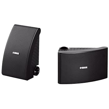 【中古】Yamaha NS-AW592BL 150 Watt 6.5-Inch Cone All-Weather Speakers (1 Pair, Black)
