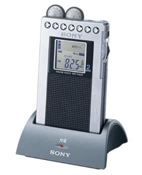 【中古】(人並み外れたに似つかわしい)SONY FMステレオ/AMポケッタブルラジオ R433 しろがね色 SRF-R433/S