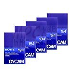 【中古】(人並み外れたに好いたらしい)Sony pdv-184 N DVCAM 184分(容器に並べるof 5 )