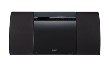 【中古】(非常に良い)SONY ウォークマン用ドックコンポ CDプレーヤー内蔵 ラジオ内蔵 ブラック CMT-V30/B