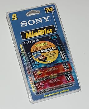 【中古】(非常に良い)Sony 録画可能ミニディスク (5パック)