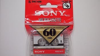 【中古】(人並み外れたに似つかわしい)ソニー 60分 空白文字 マイクロカセットテープ MC-60 3本仕掛ける
